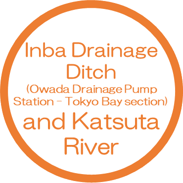 Inba Drainage Ditch (Owada Drainage Pump Station - Tokyo Bay section) and Katsuta River