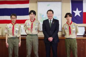 ボーイスカウト千葉県連盟八千代・習志野地区 市長顕彰会の写真