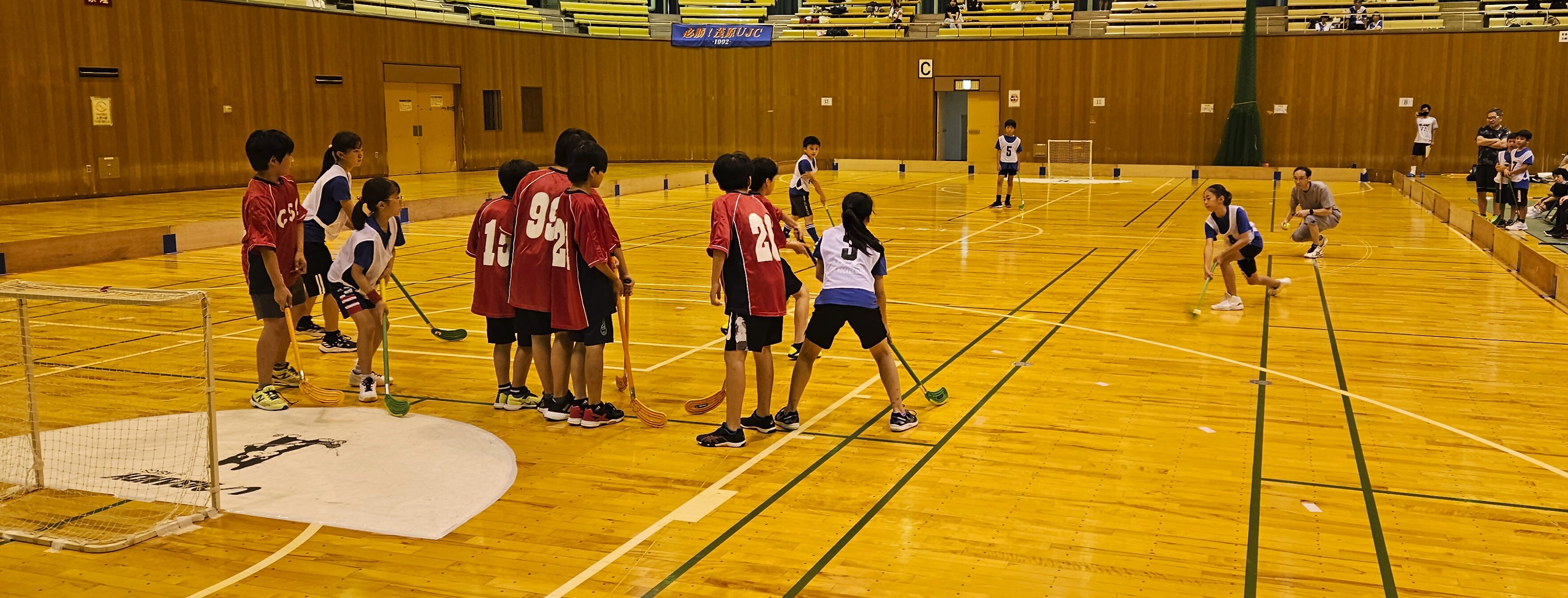 八千代市ユニバーサルホッケーオープン大会の様子1