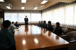 被災地派遣職員等の激励会の写真