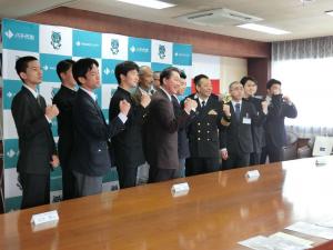 八千代市自衛隊入隊入校予定者市長報告会