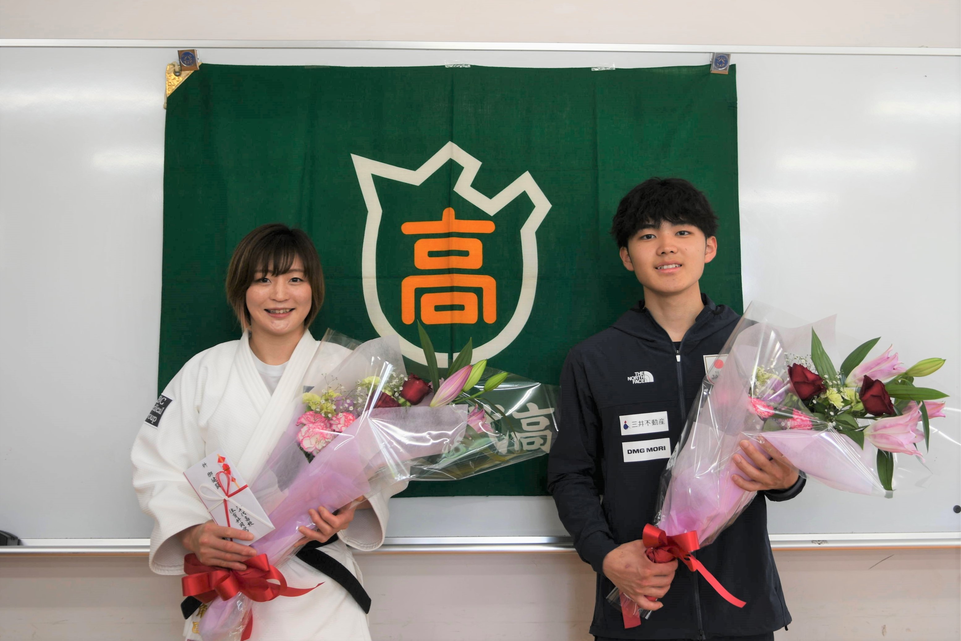 左角田夏実選手右安楽宙斗選手