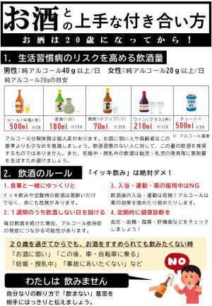 お酒との上手な付き合い方