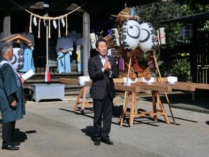 米本神社大祭式典の写真