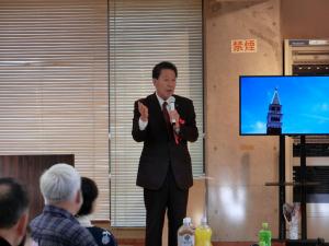 八千代市卓球倶楽部木球会創立40周年記念式典の写真