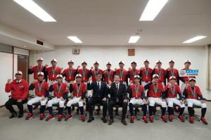 第31回日本リトルシニア全国選抜野球大会出場激励会の写真