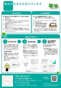 両面チラシ　裏