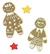 ジンジャークッキー風オーナメント