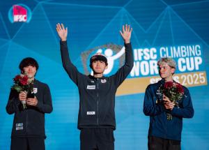 ワールドカップ2025ボルダー年間総合優勝
