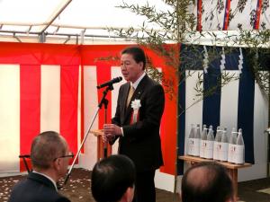 新庁舎建設工事起工式