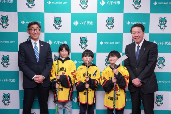 第14回全日本小学生低学年選抜アイスホッケー大会激励会写真