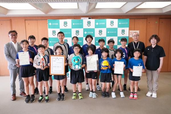 八千代台バレーボールクラブの選手の皆さん