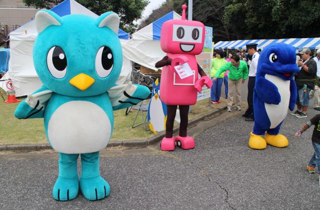 東葉高速車両基地祭りでのやっち