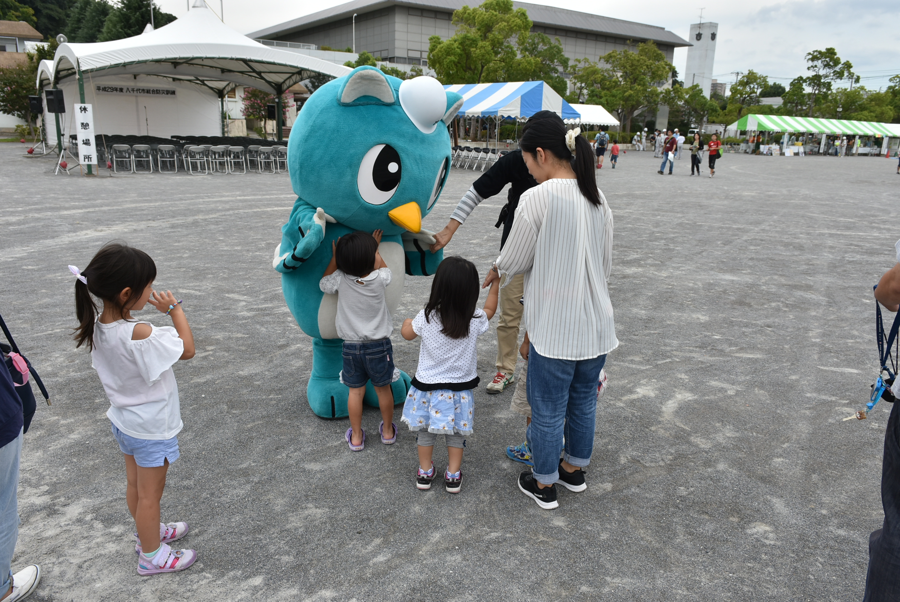 八千代市総合防災訓練の画像