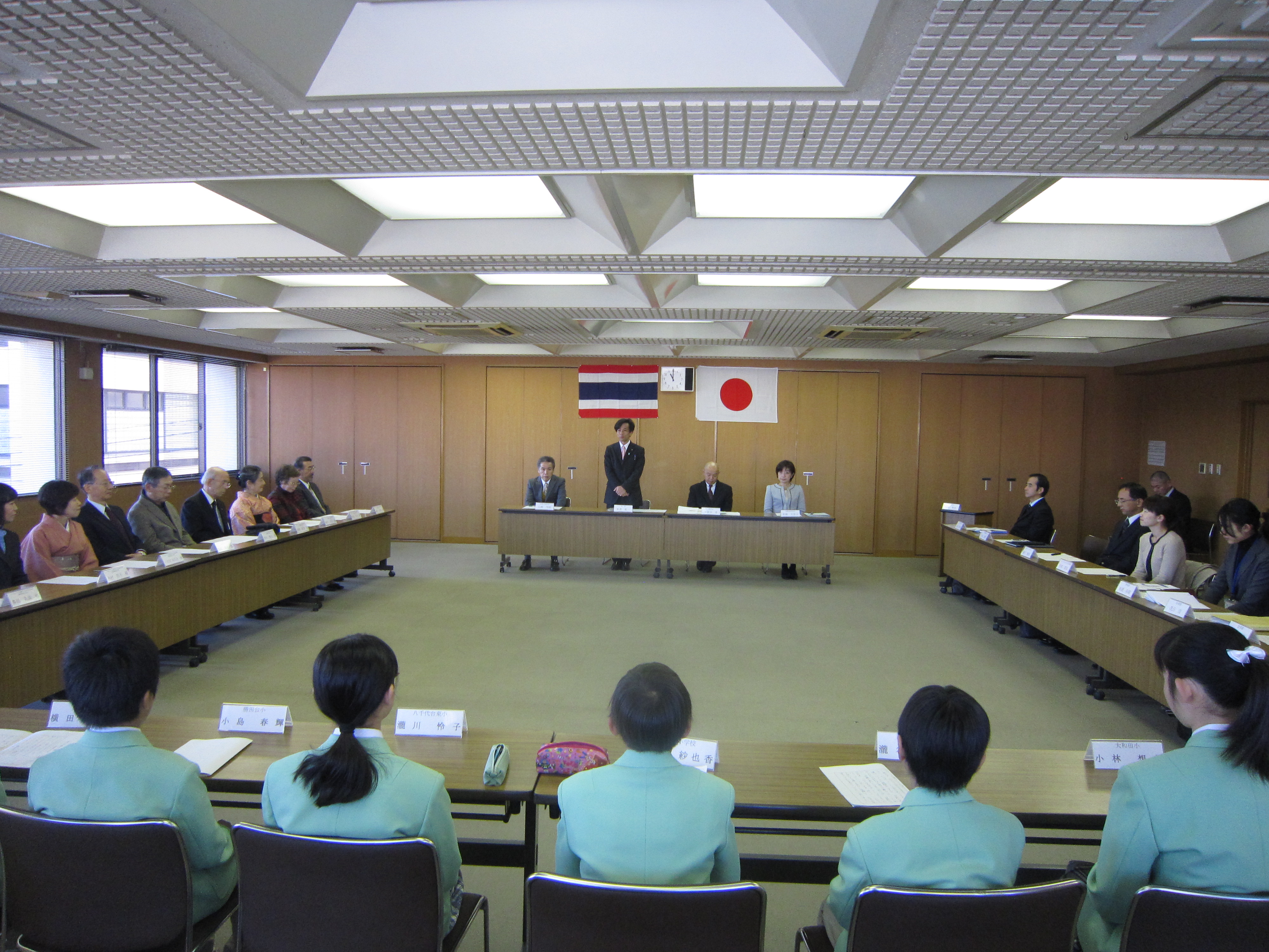 八千代こども親善大使帰国報告会の画像