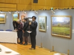 20150327にじと風福祉会チｬリテｨ絵画展ウｪルカムハﾟーテｨ