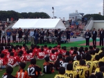 市長杯少年サッカー大会開会式の画像