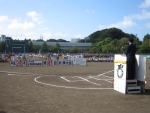 少年野球連盟秋季市民大会開会式の画像