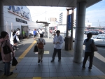 全国高等学校総合体育大会バスケットボール女子競技大会駅頭啓発の画像