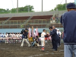 少年野球連盟春季40周年記念市民大会閉会式の画像