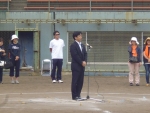 20160611少年野球市長杯夏季大会閉会式