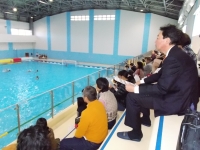 秀明大学飛翔祭・女子水球部招待試合観戦の画像