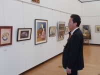 村上公民館4サークル合同絵画展の画像