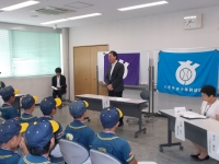 高円宮賜杯第37回全日本学童軟式野球大会全国大会出場激励会(エースライオンズ)の画像