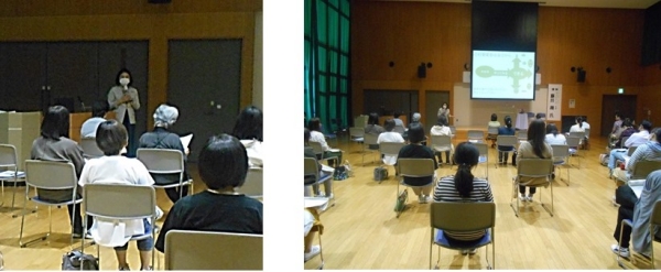 藤田潮氏　講演会の様子の画像