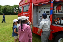 新型消防車両の説明の画像