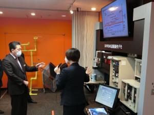 東京ガスネットワーク供給・指令センター施設見学会の写真