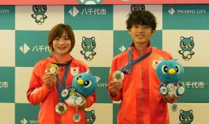 角田選手・安楽選手