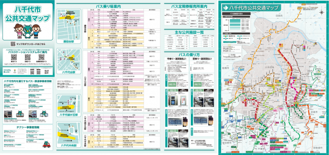 八千代市公共交通マップイメージ図